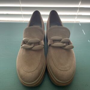 Dolce Vita Jaksen Platform Loafers Women’s 8 Dune Suede